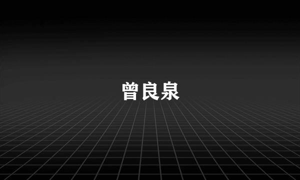曾良泉