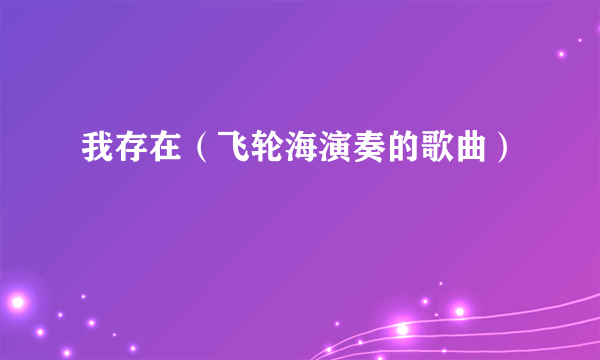 我存在（飞轮海演奏的歌曲）