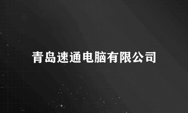 青岛速通电脑有限公司