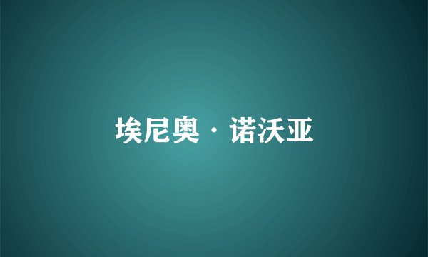 埃尼奥·诺沃亚