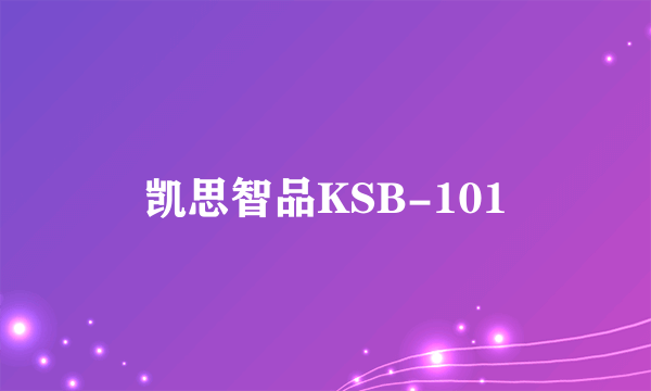 凯思智品KSB-101
