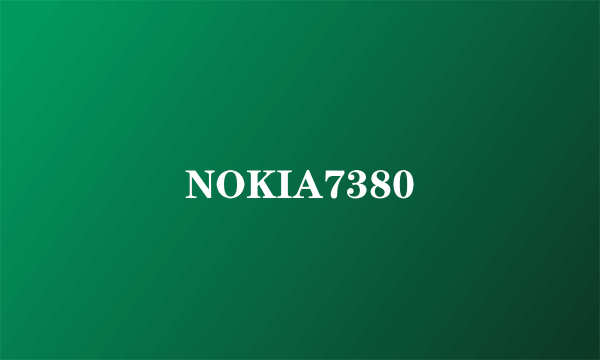 NOKIA7380