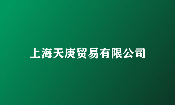 上海天庚贸易有限公司