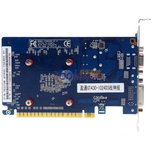 盈通GT430-1024D3 V1战神版