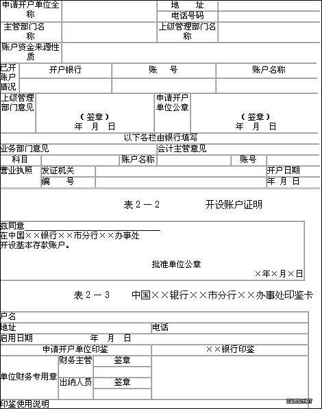 基本存款账户