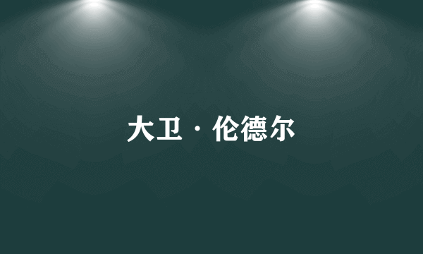 大卫·伦德尔