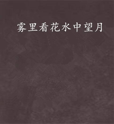 雾里看花水中望月