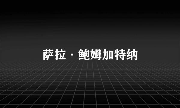 萨拉·鲍姆加特纳