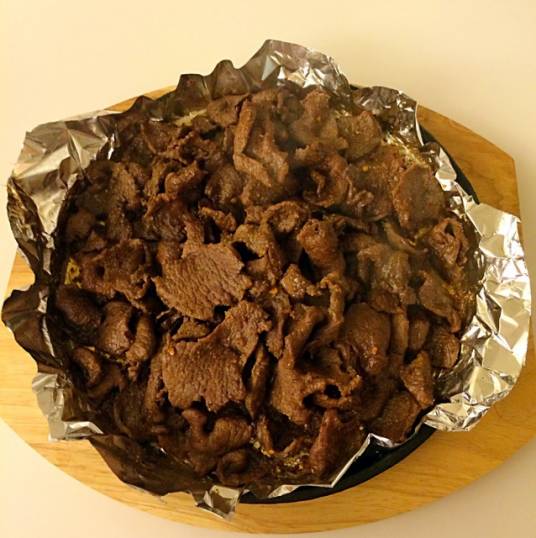 铁板孜然牦牛肉