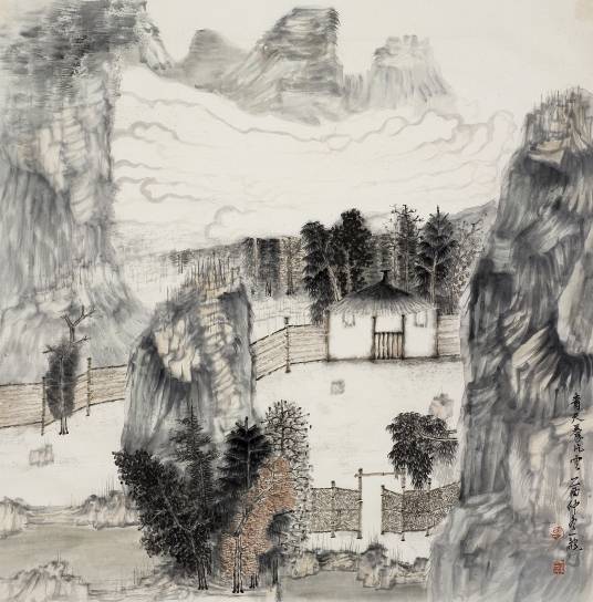意境（胡一龙中国画作品）