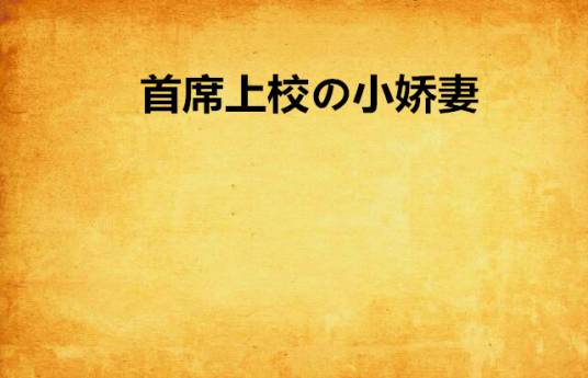 首席上校の小娇妻
