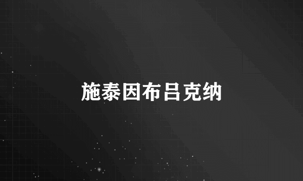 施泰因布吕克纳