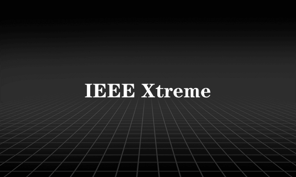 IEEE Xtreme