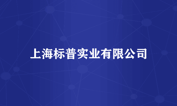 上海标普实业有限公司