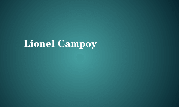 Lionel Campoy