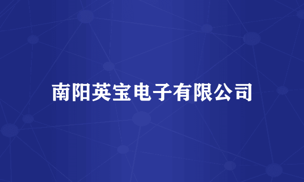 南阳英宝电子有限公司