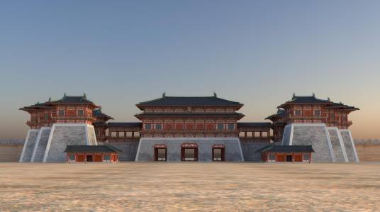 承天门（隋唐京师长安太极宫正门）