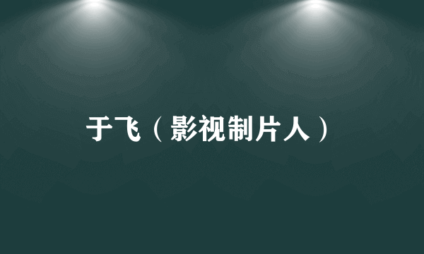 于飞（影视制片人）