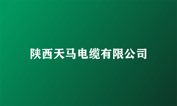 陕西天马电缆有限公司