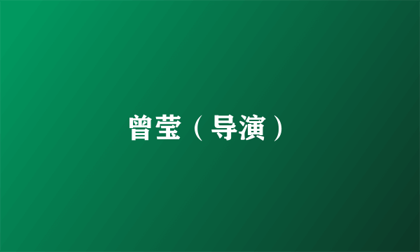 曾莹（导演）