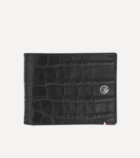 CROCO DANDY系列黑色6CC信用卡夹