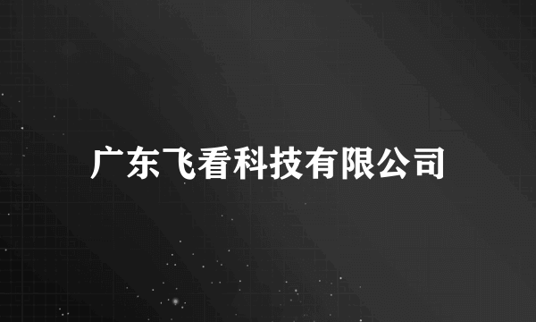 广东飞看科技有限公司