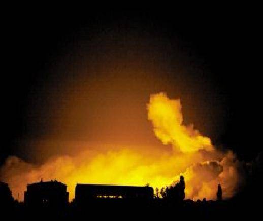10·9乌克兰军火库爆炸事故