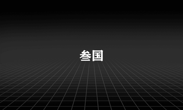 叁国