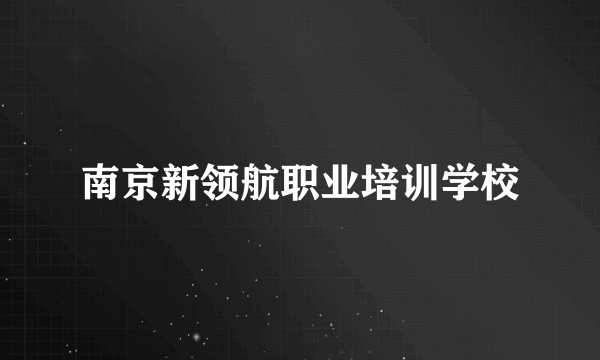 南京新领航职业培训学校