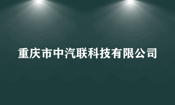 重庆市中汽联科技有限公司