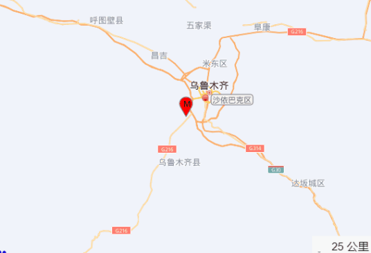 1·9乌鲁木齐地震