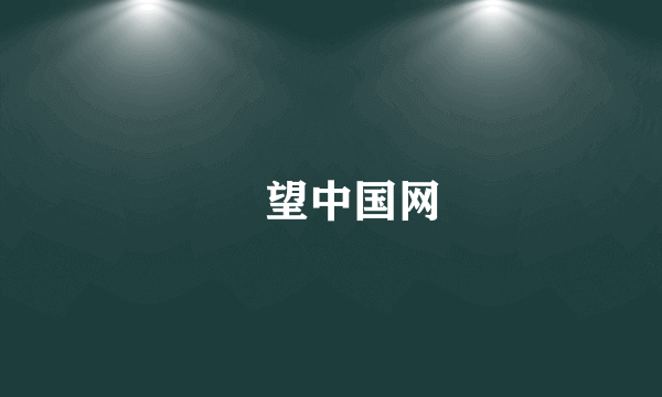 瞭望中国网