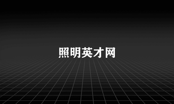 照明英才网