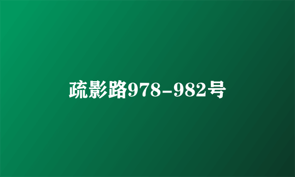 疏影路978-982号