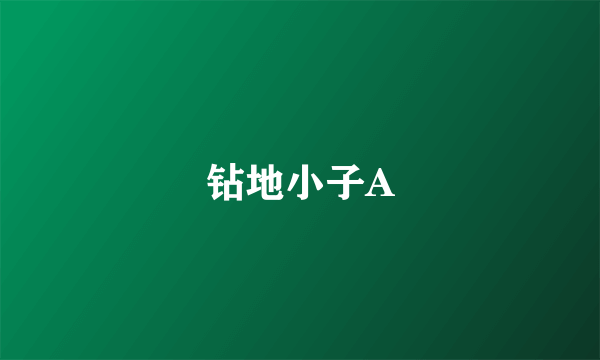钻地小子A