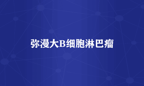 弥漫大B细胞淋巴瘤