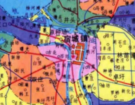 宿城镇（原江苏省县级宿迁市下辖镇（已撤销））