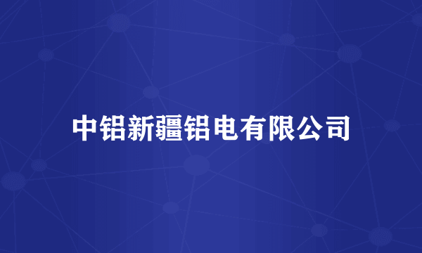 中铝新疆铝电有限公司