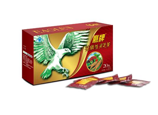鹰牌花旗参灵芝茶