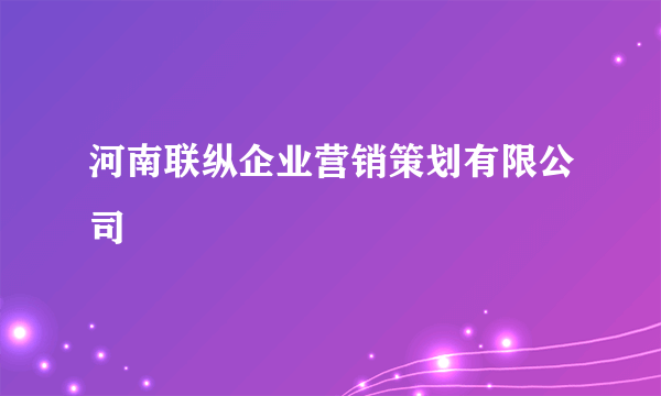 河南联纵企业营销策划有限公司