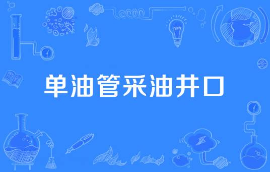单油管采油井口