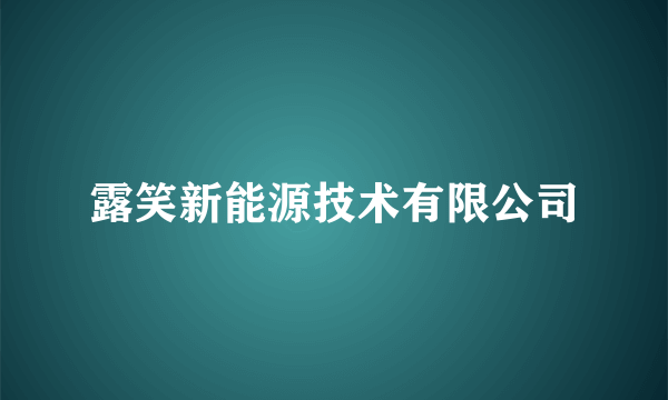 露笑新能源技术有限公司