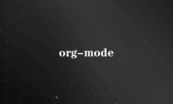 org-mode