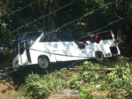 3·25泰国大巴侧翻事故(2015年泰国大巴侧翻事故)