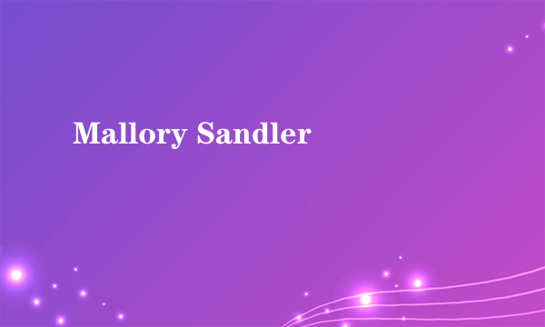 Mallory Sandler