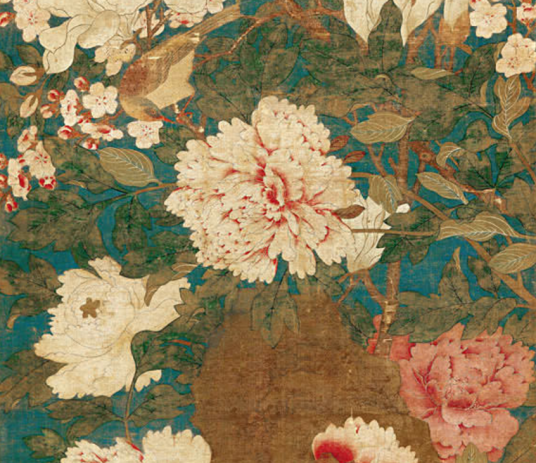 玉堂富贵图（五代徐熙创作绢本设色画）