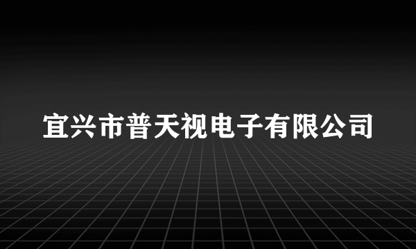 宜兴市普天视电子有限公司