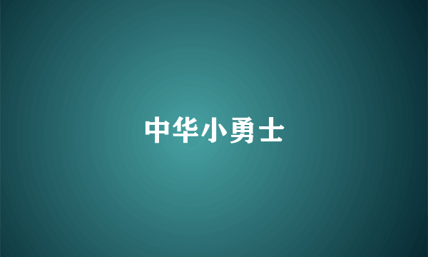 中华小勇士