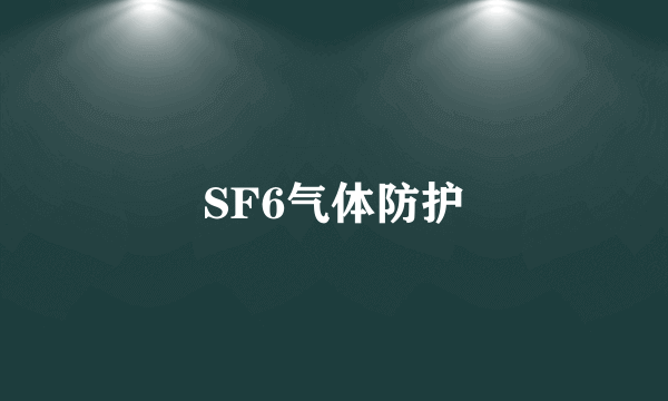 SF6气体防护