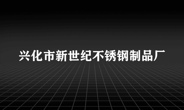 兴化市新世纪不锈钢制品厂